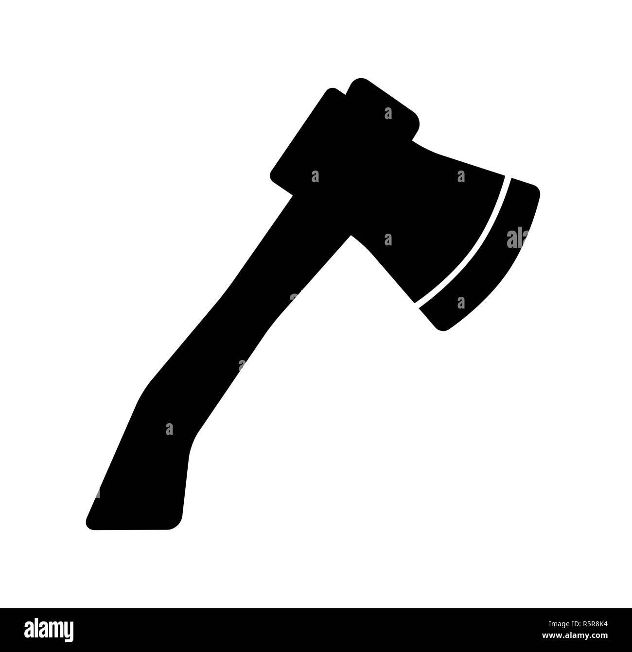 Cartoon Axt, Beil silhouette Vektor symbol Icon Design Stockfotografie ...
