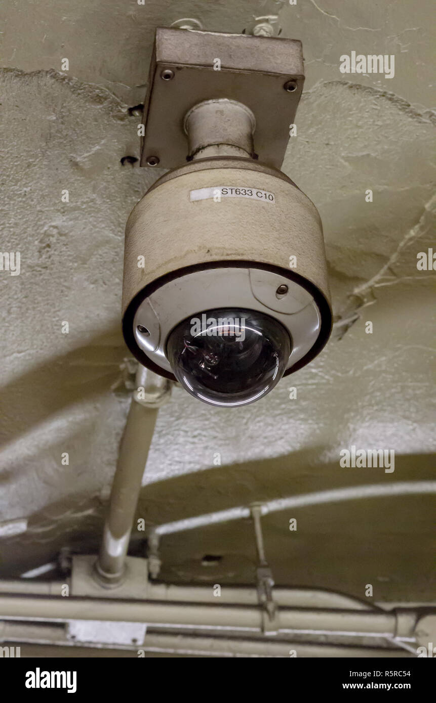 CCTV-Überwachungskamera. Stockfoto