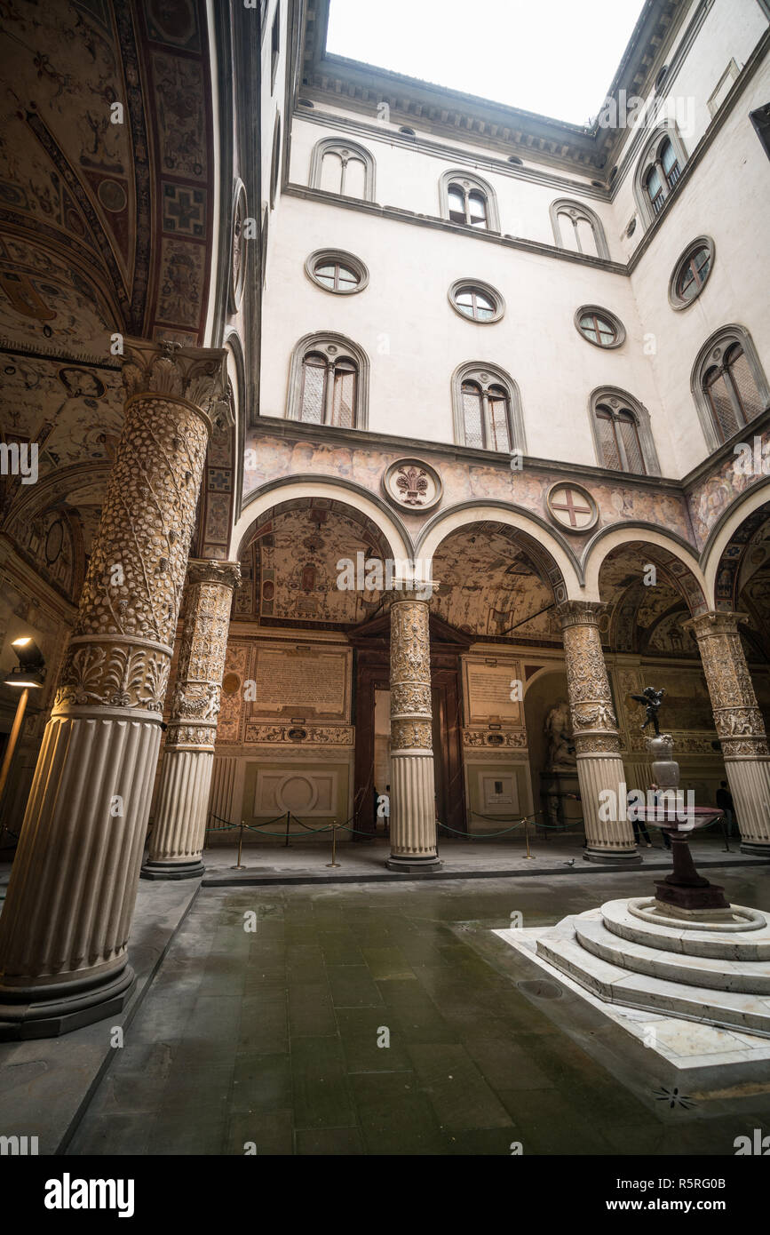 Statua del David, Florenz, Italien, Europa. Stockfoto