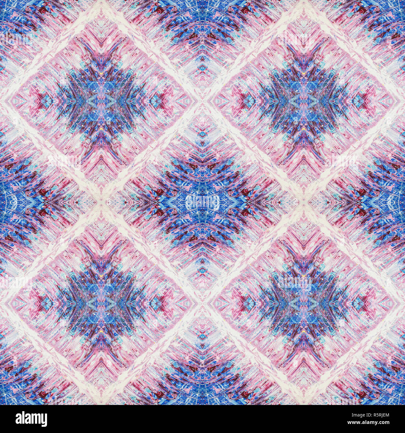 Zusammenfassung nahtlose Acryl ornamentale Muster. Nahtlose Textur in der impressionismus Stil für Web, Print, Wraps, Gewebe, Textilwaren, Website, Einladungskarte Stockfoto