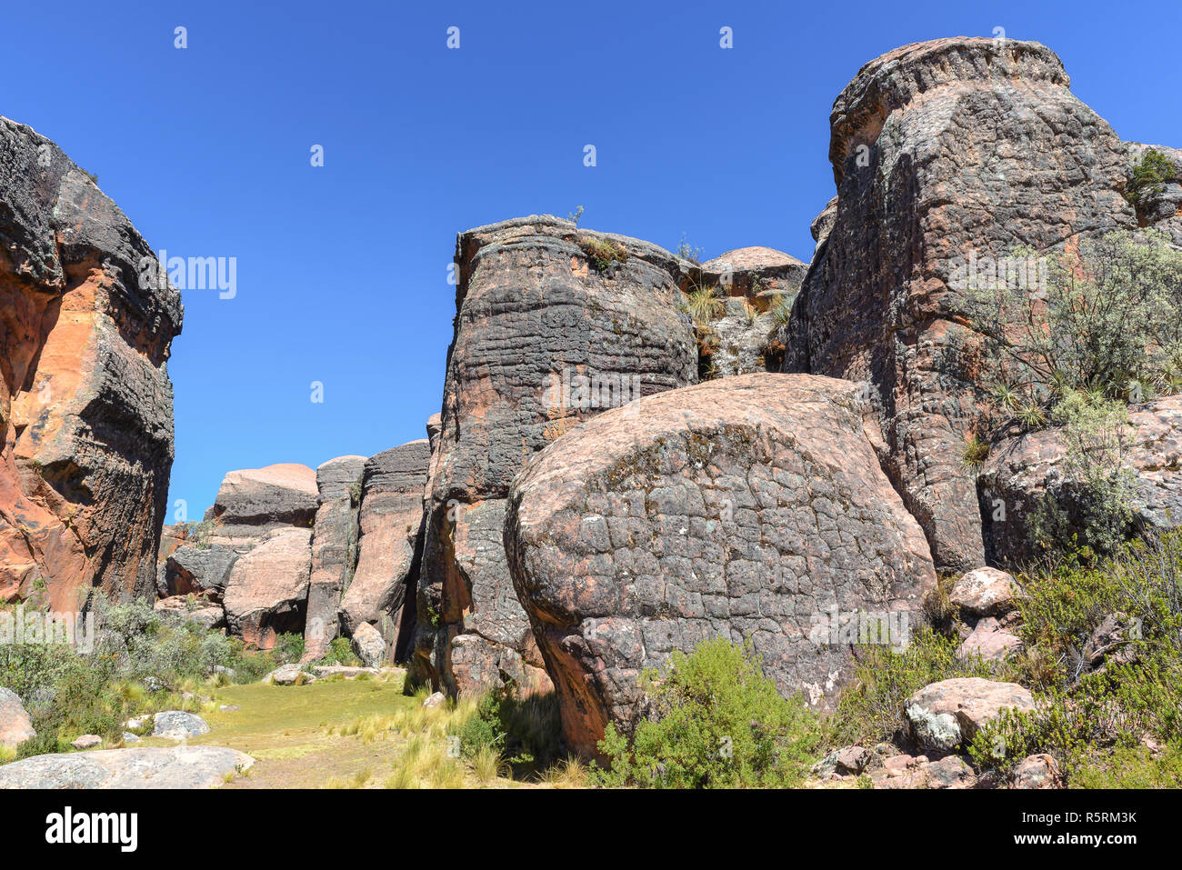 Ciudad de Itas (Itas Stadt) an der Torotoro Nationalpark, Potosi, Bolivien Stockfoto