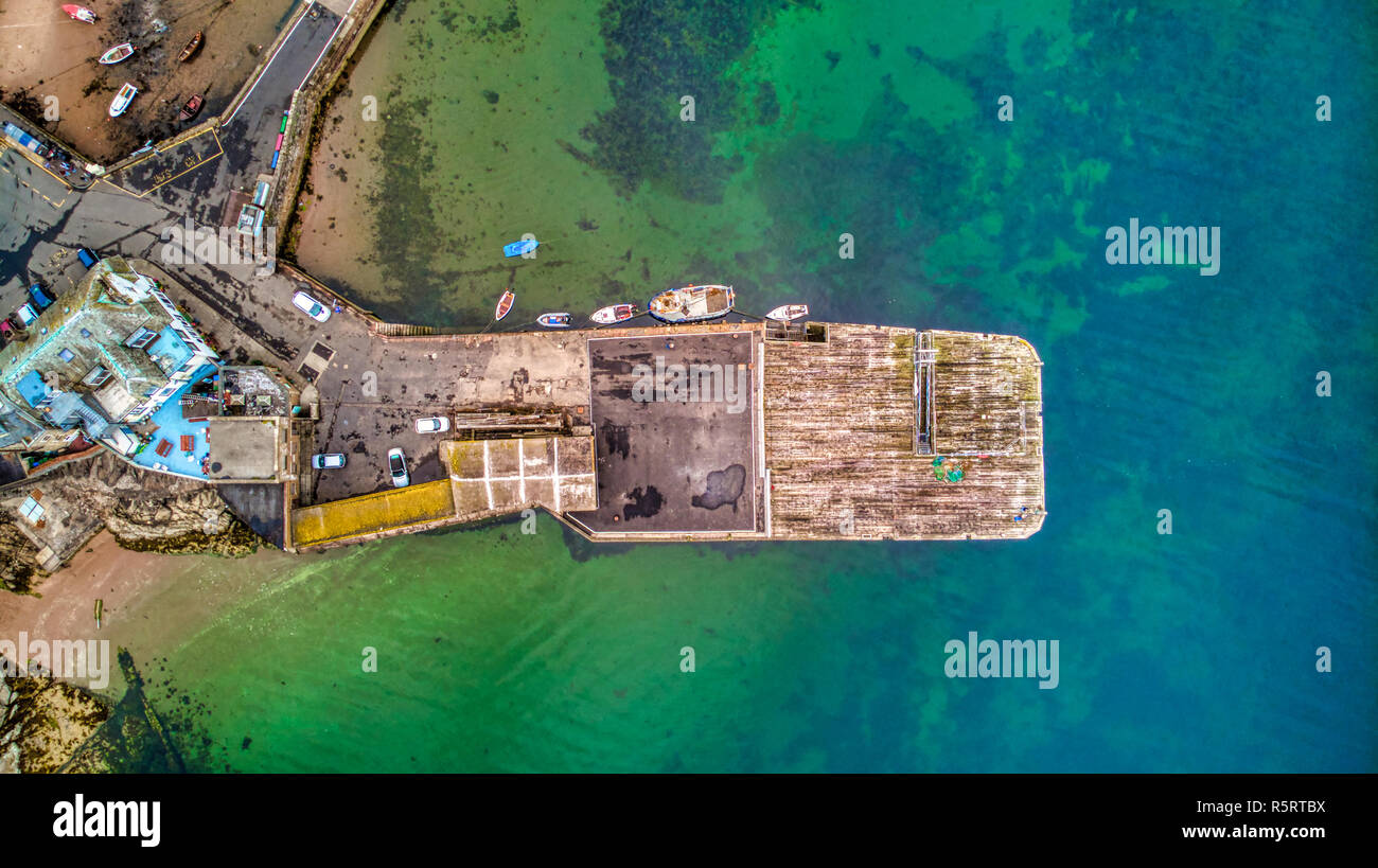 Millport Pier und den Hafen. Stockfoto