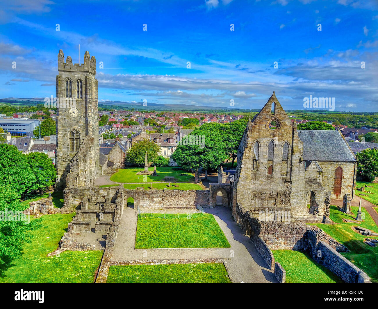 Kilwinning Kilwinning Abtei- und Pfarrkirche Stockfoto