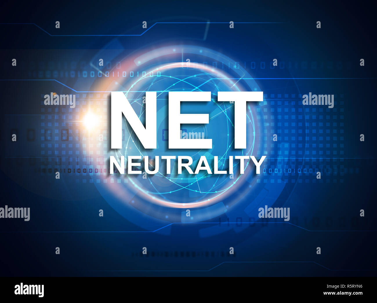 Netzneutralität Konzept Stockfoto