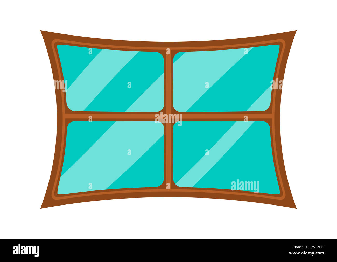 Fenster cartoon Vektor symbol Icon Design. Stockfoto