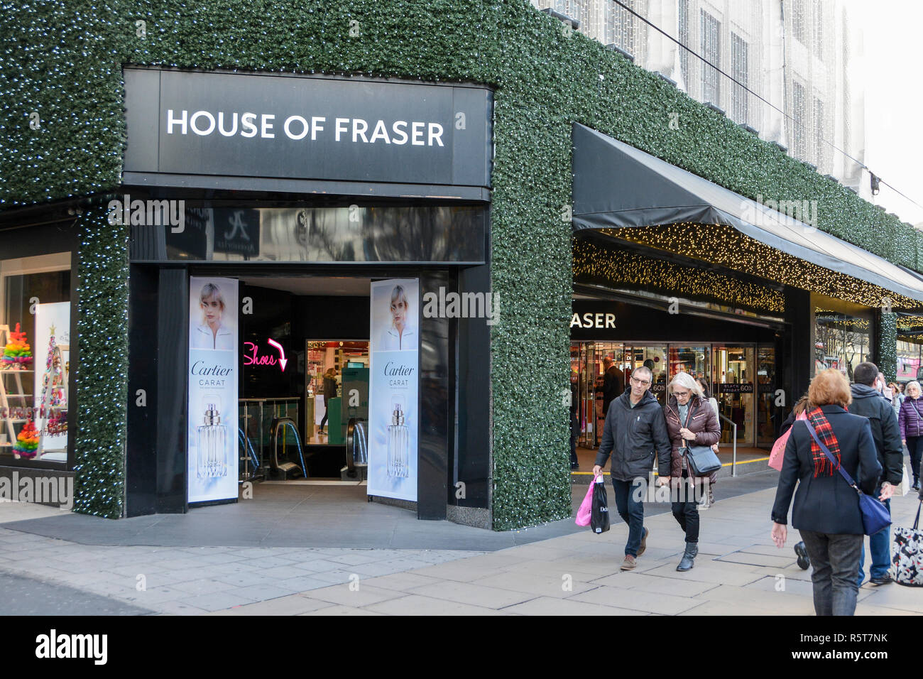 House of Fraser Kaufhaus, Oxford Street, London, UK Stockfoto