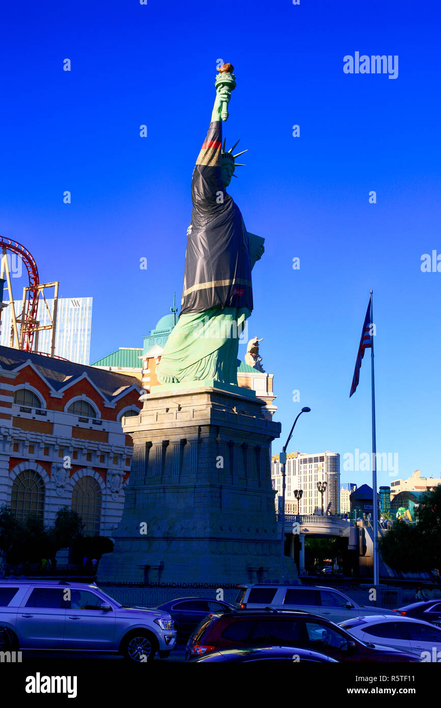 New York New York Freiheitsstatue in Las Vegas, Nevada Stockfoto