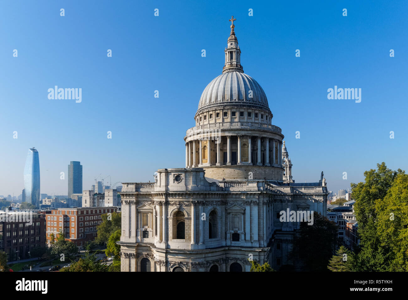 Die St. Paul's Kathedrale in London England United Kingdom UK Stockfoto