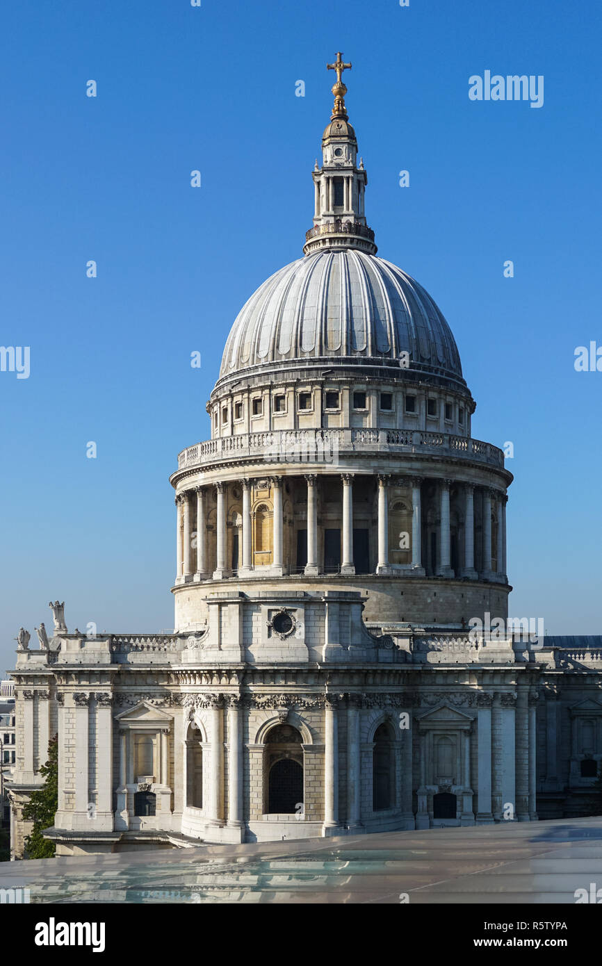 Die St. Paul's Kathedrale in London England United Kingdom UK Stockfoto