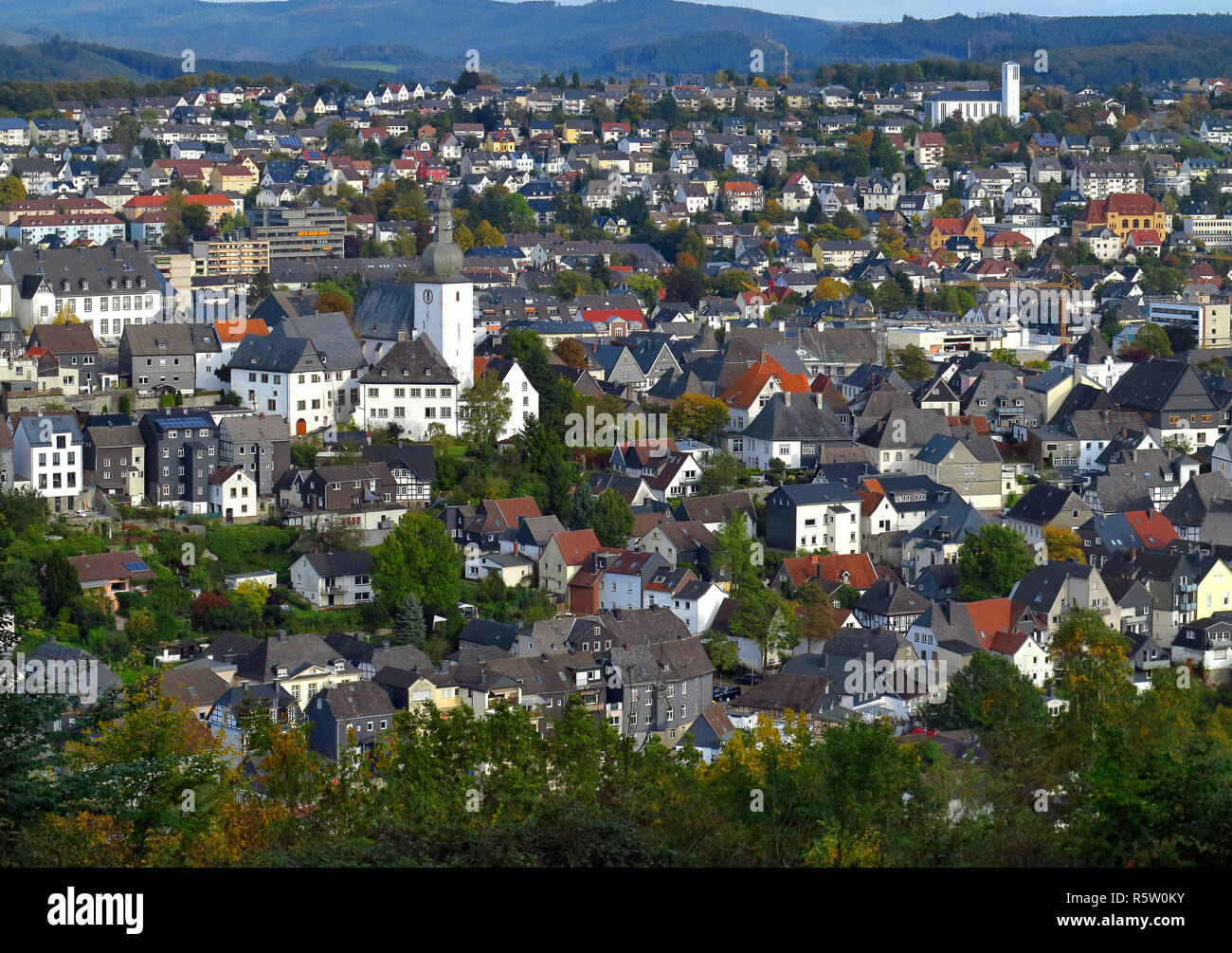 Arnsberg im Hochsauerland, Stadtbild Stockfoto