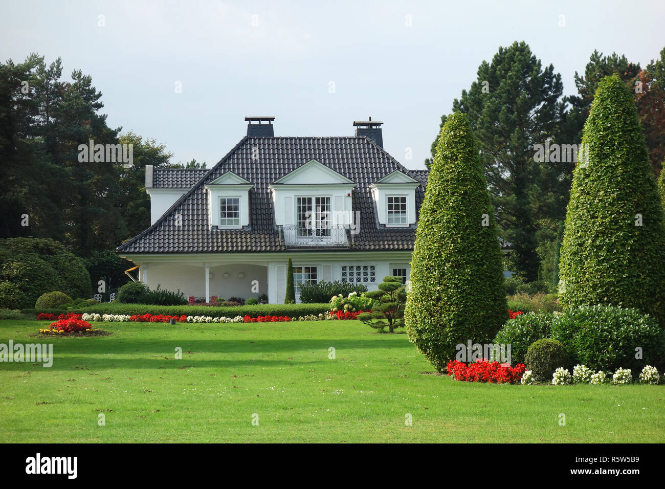 Luxus Villa in Norddeutschland Stockfoto