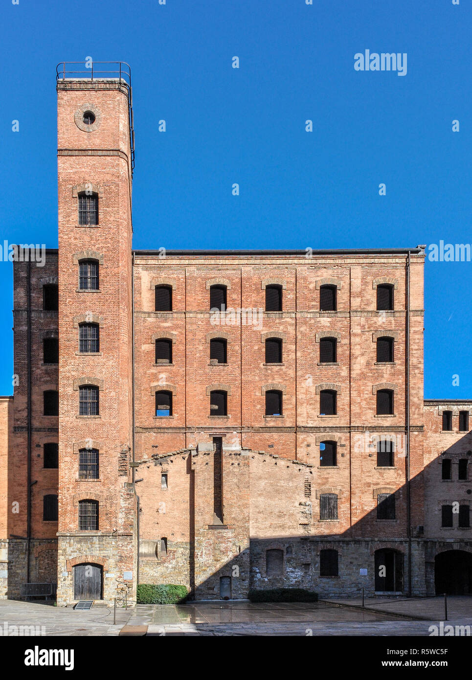 Triest, Italien - 25 April 2014: Der Tod Camp' Risiera di San Sabba" in Triest, das einzige nationalsozialistische Konzentrationslager in Italien Stockfoto