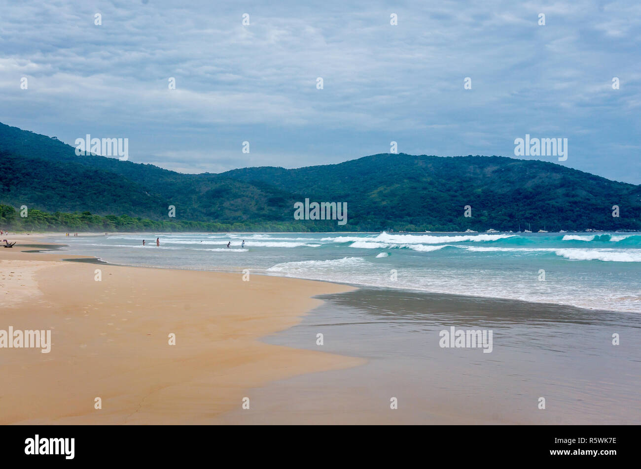 Lopes Mendes Strand, Ilha Grande, Brasilien Stockfoto
