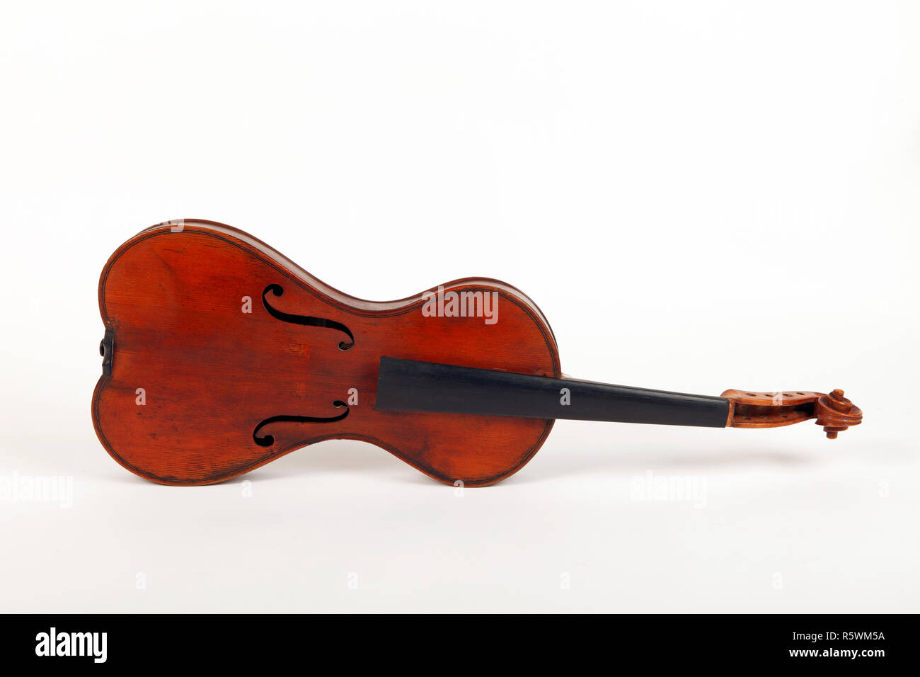 Ungewöhnliche alte Birnenförmige Geige Körper Stockfoto