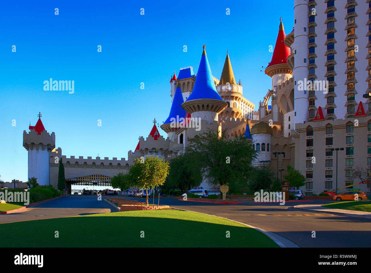 Das Excalibur Hotel in Las Vegas, Nevada Stockfoto