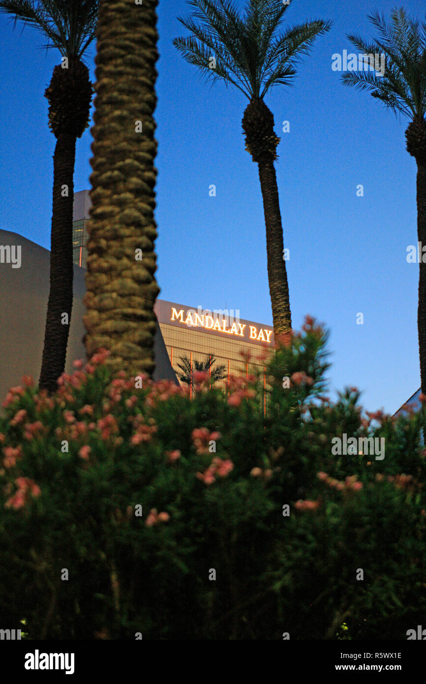 Das Mandalay Bay Hotel in Las Vegas, Nevada Stockfoto
