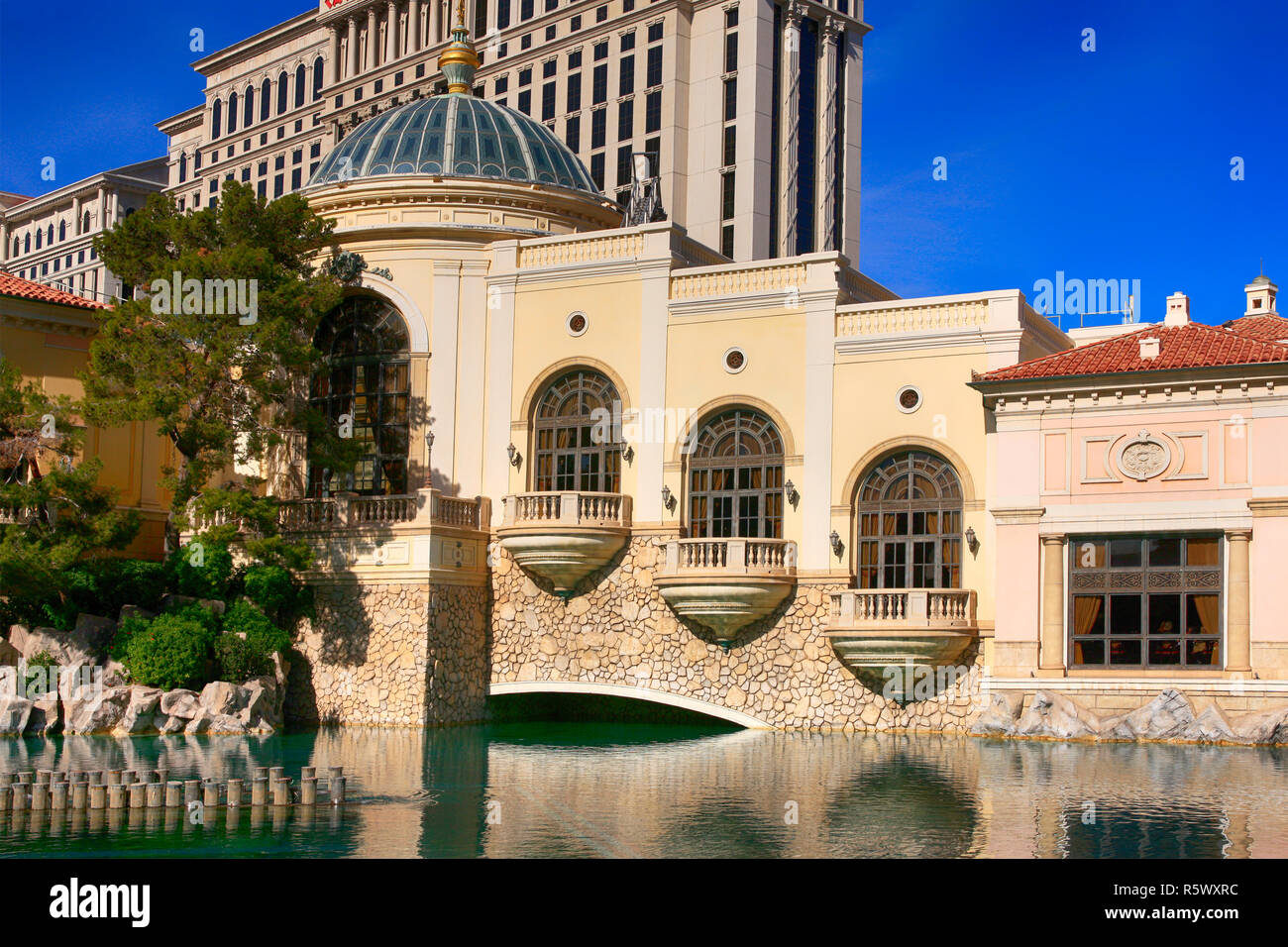 Caesars Palace Hotel auf dem Strip in Las Vegas, Nevada Stockfoto