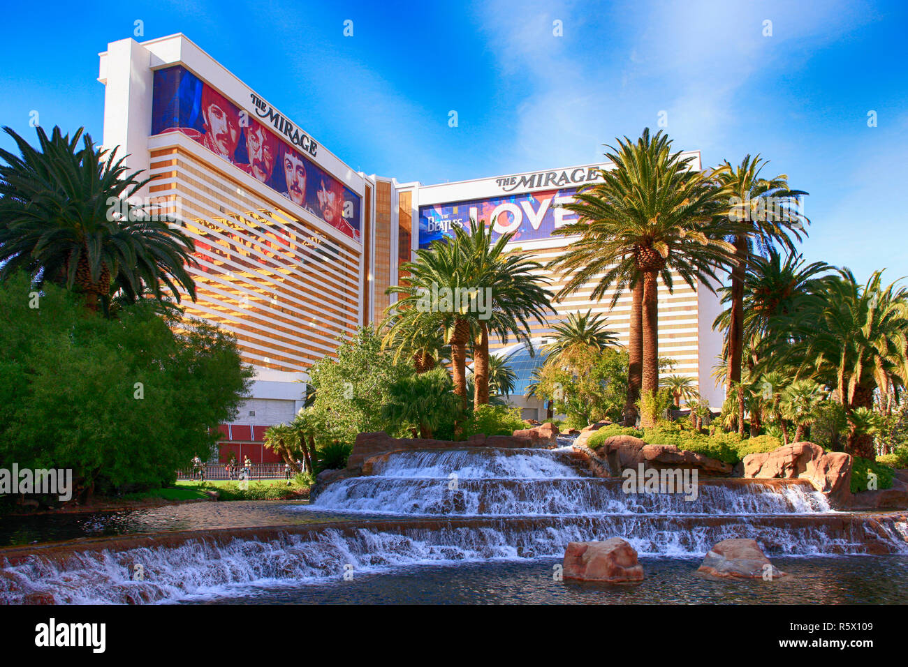 Das Mirage Hotel in Las Vegas, Nevada Stockfoto