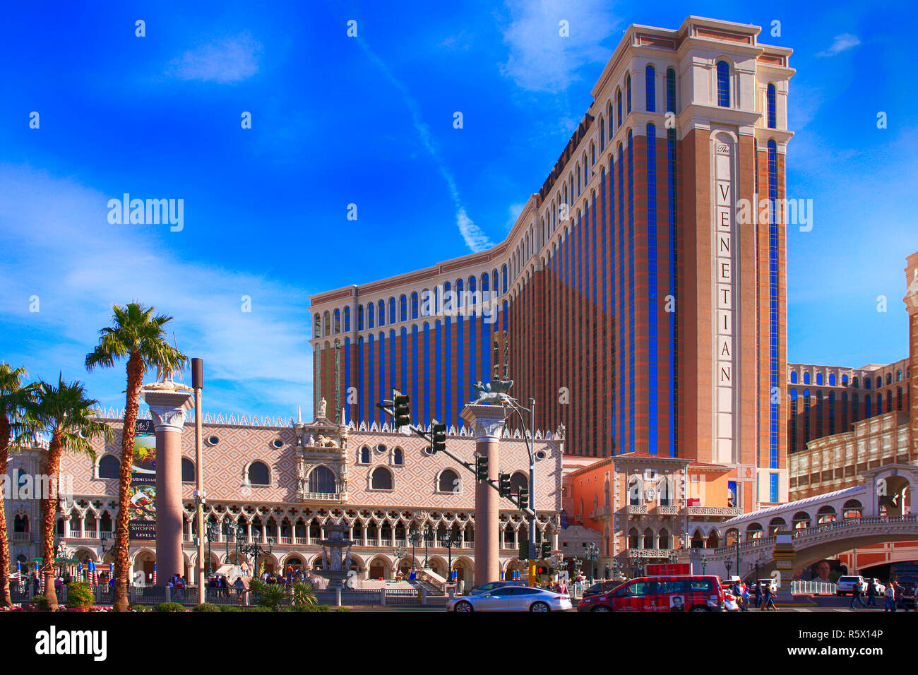Die venezianische Hotel und Casino in Las Vegas, Nevada Stockfoto