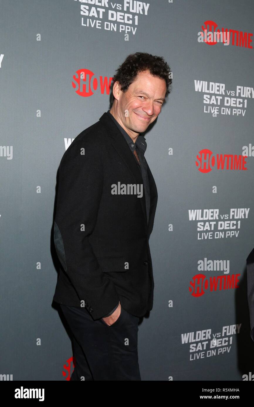 Los Angeles, CA, USA. 1. Dez, 2018. Dominic West bei der Ankunft für VIP-Party roten Teppich für den WM-Kampf im Schwergewicht Wilder gegen Wut, Staples Center, Los Angeles, CA 1. Dezember 2018. Credit: Priscilla Grant/Everett Collection/Alamy leben Nachrichten Stockfoto