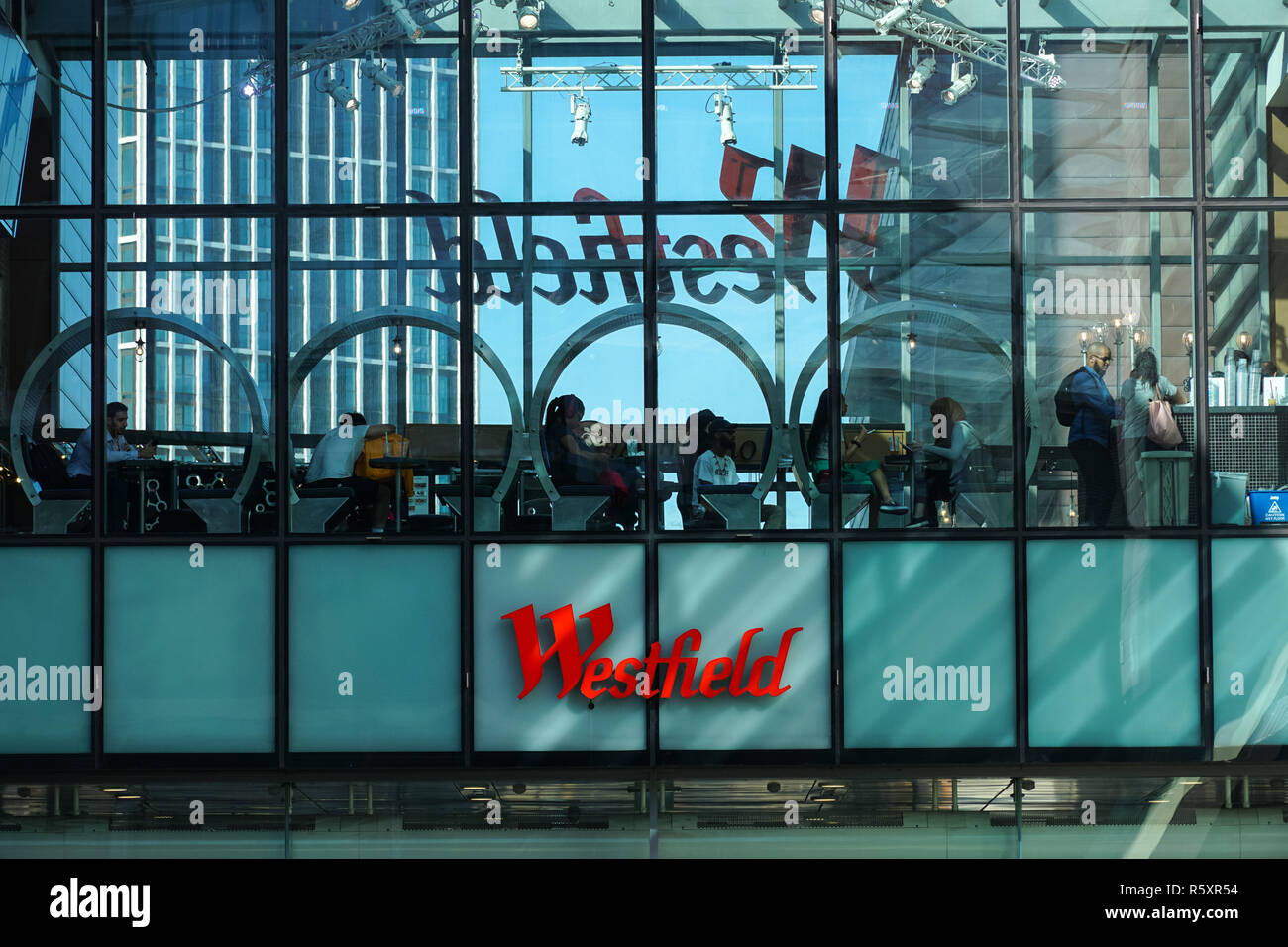 Westfield Stratford City Shopping centre, London England Vereinigtes Königreich UK Stockfoto
