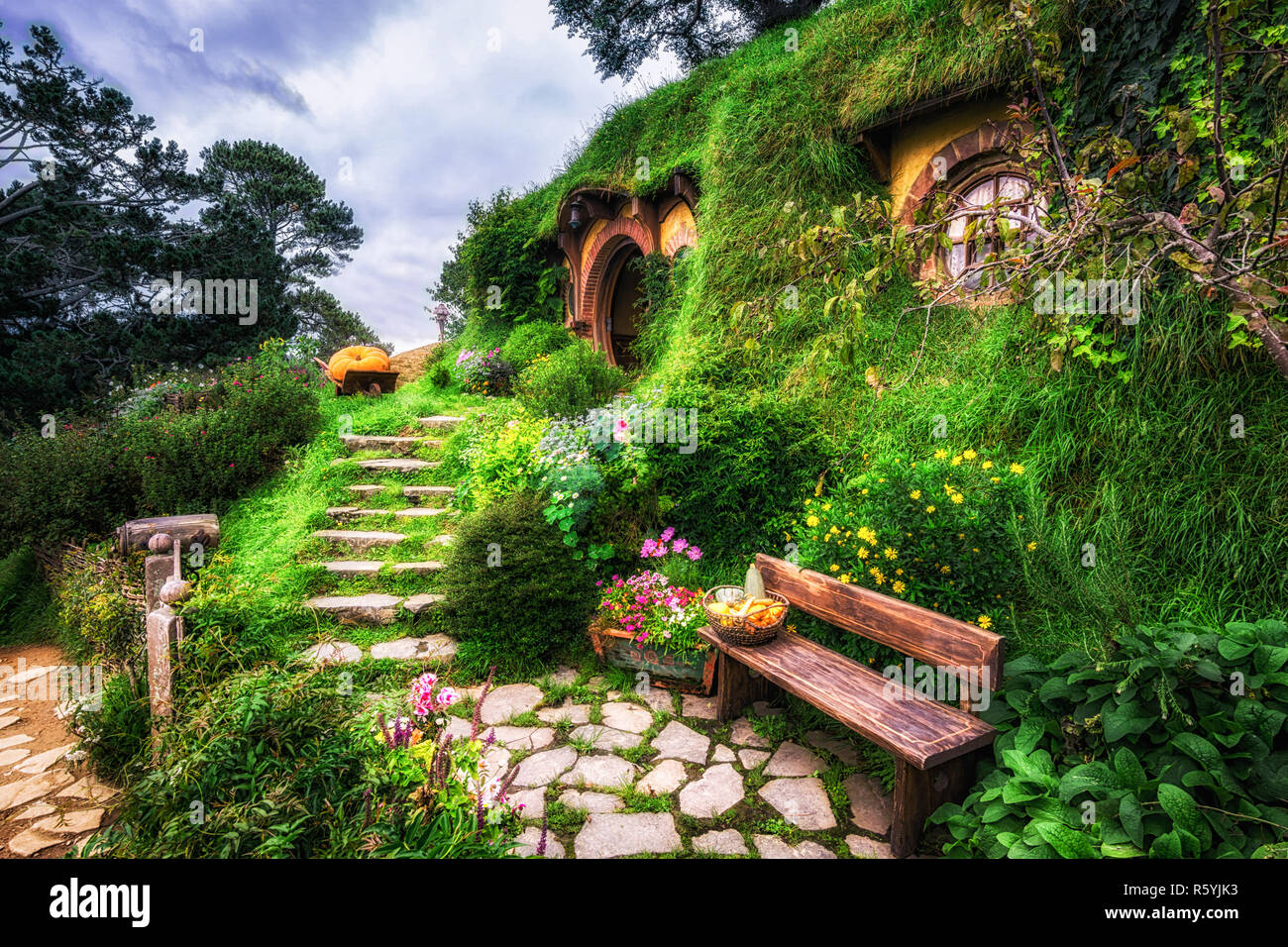 Bilbo Beutlin nach Hause Stockfoto