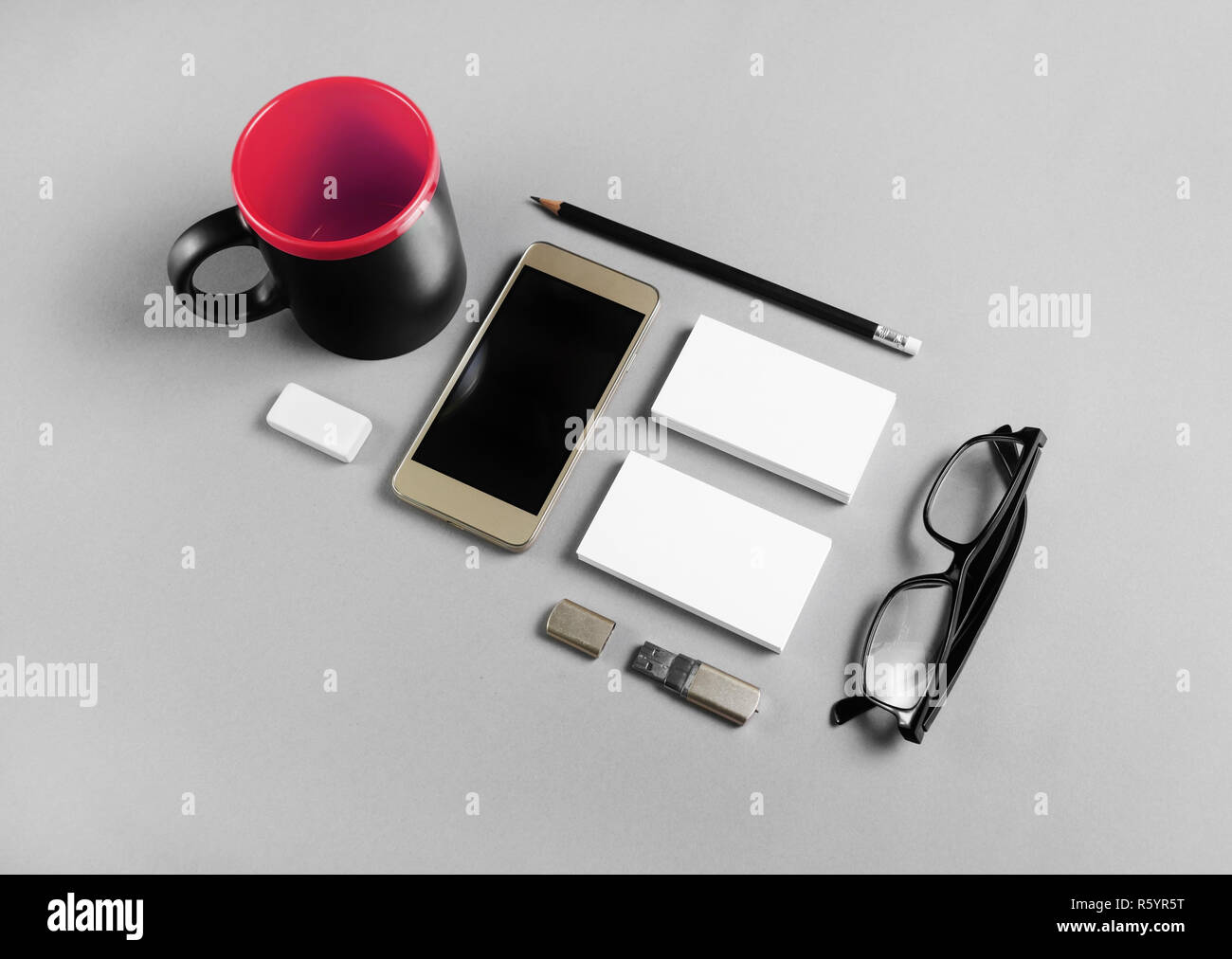 Marke Identität mockup Stockfoto