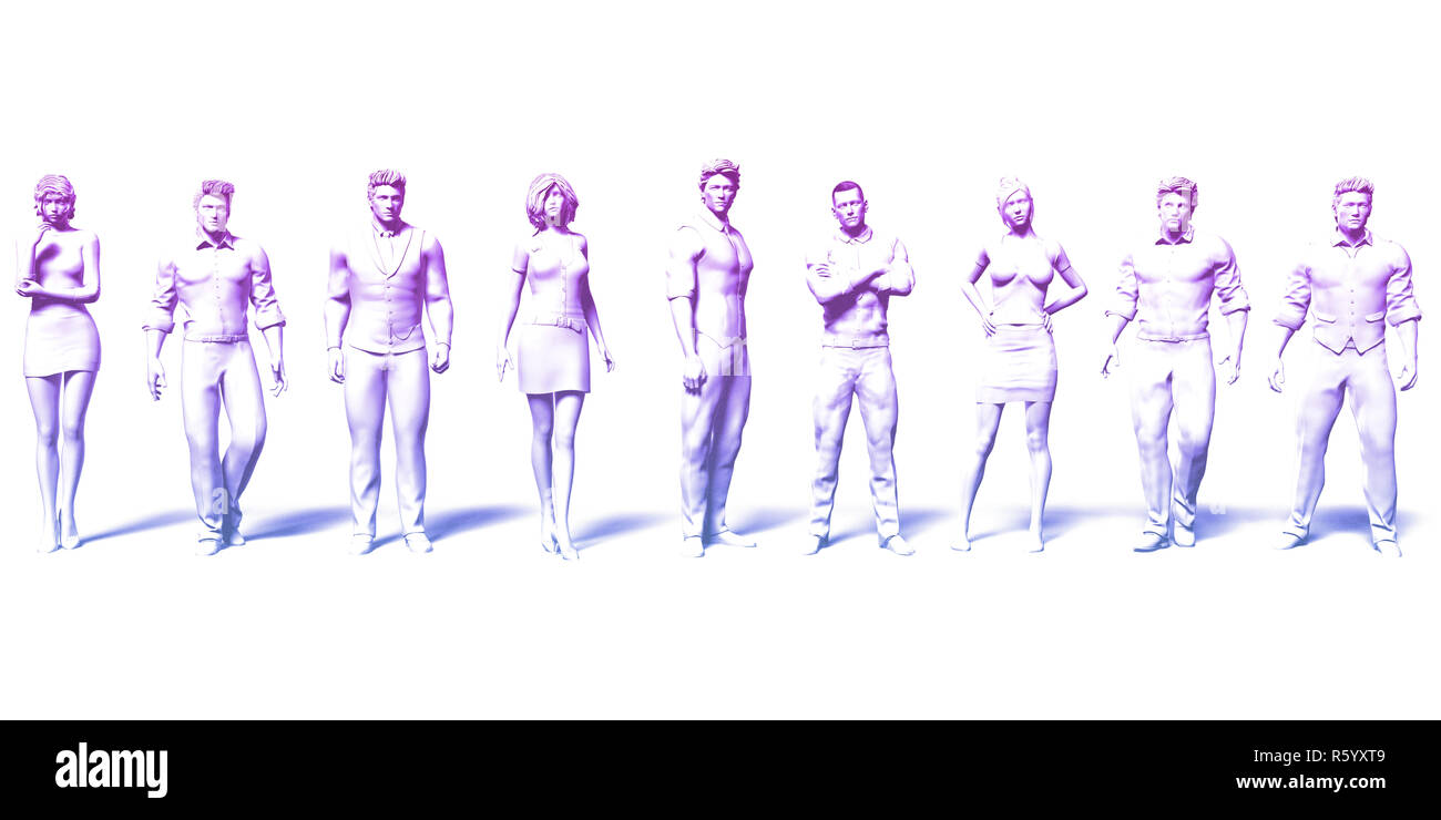 Führungskräfte in Unternehmen Stockfoto