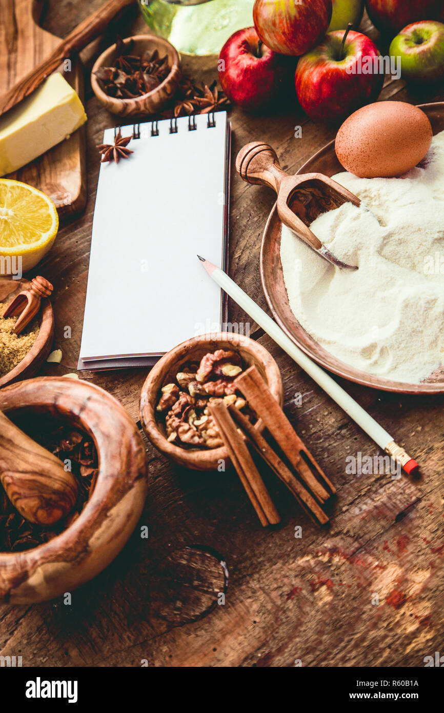 Backen Konzept Hintergrund Stockfoto