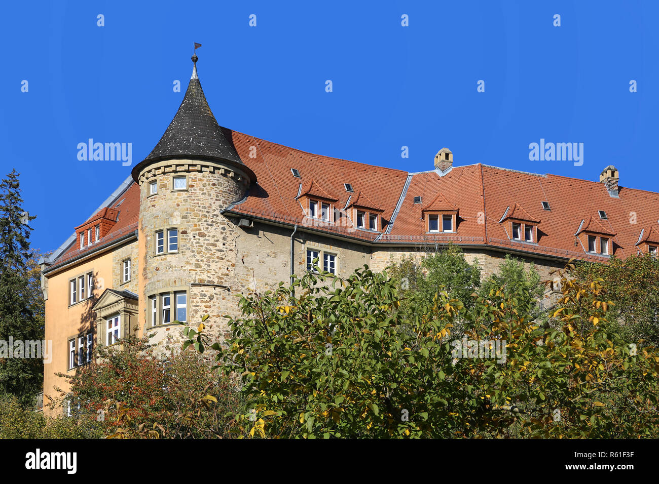 Schloss über rotenberg in Rauenberg, Kraichgau Stockfoto