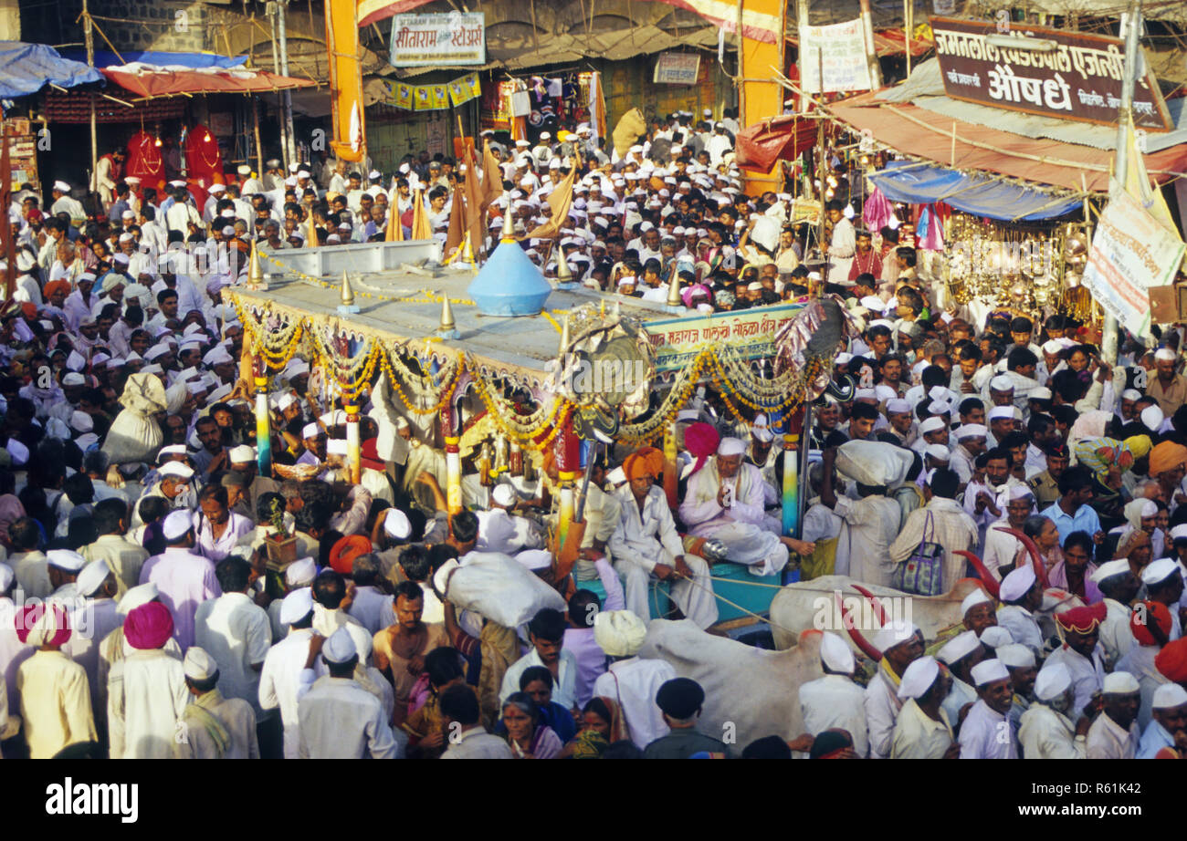 Pandharpur Messe, Maharashtra, Indien Stockfoto
