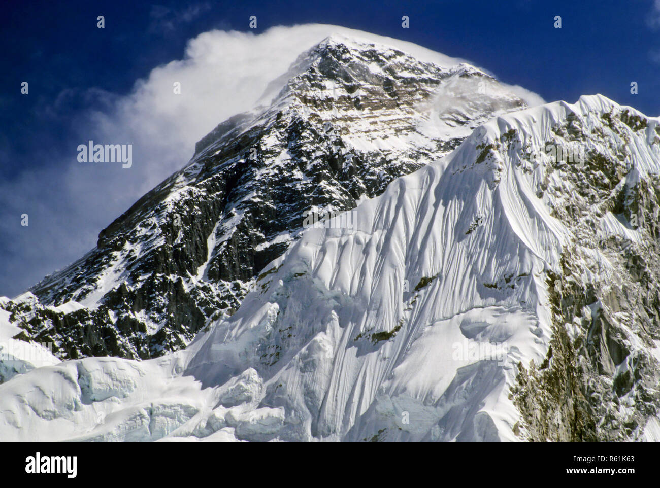 Mount Everest Stockfoto
