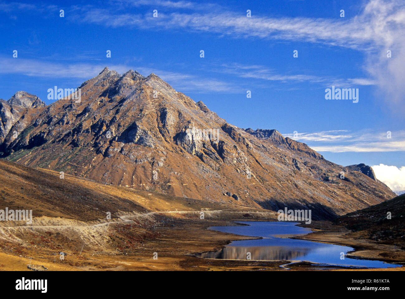 Paradies See Sella Pass (13714), Arunachal Pradesh, Indien Stockfoto