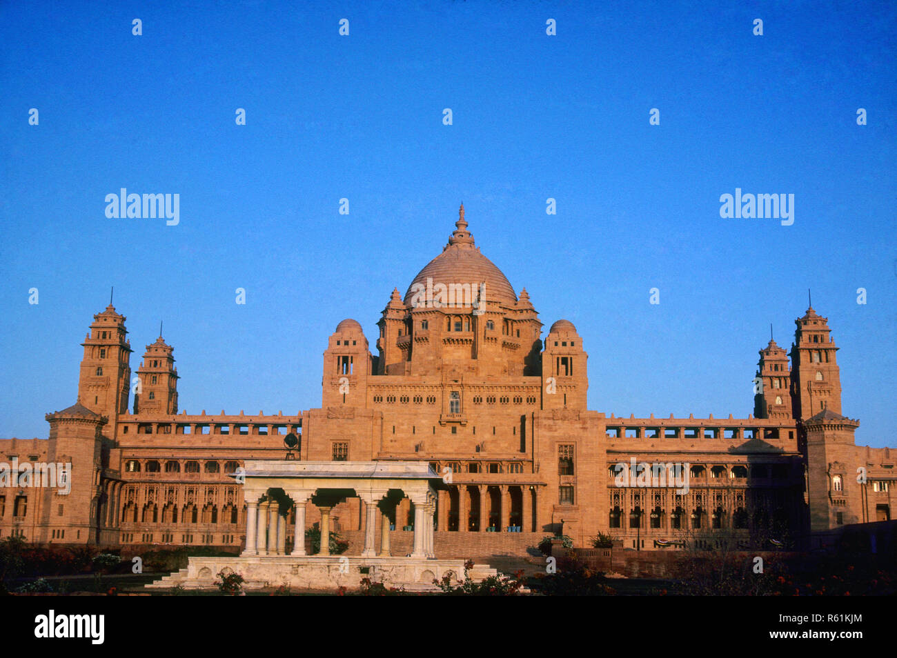 Umaid Bhavan Palace, Jodhpur, Rajasthan, Indien Stockfoto