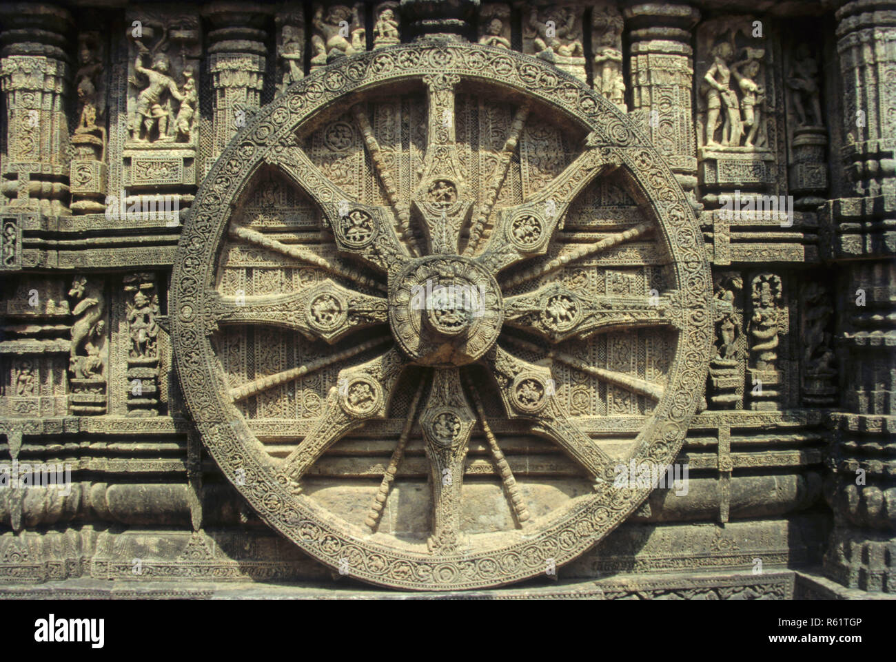 Sun Tempel, Konarak, Orissa, Indien Stockfoto