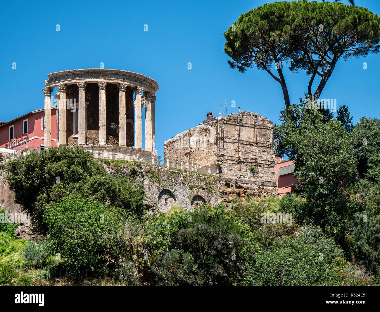 Italien, Latium, Tivoli, Villa Gregoriana Stockfoto