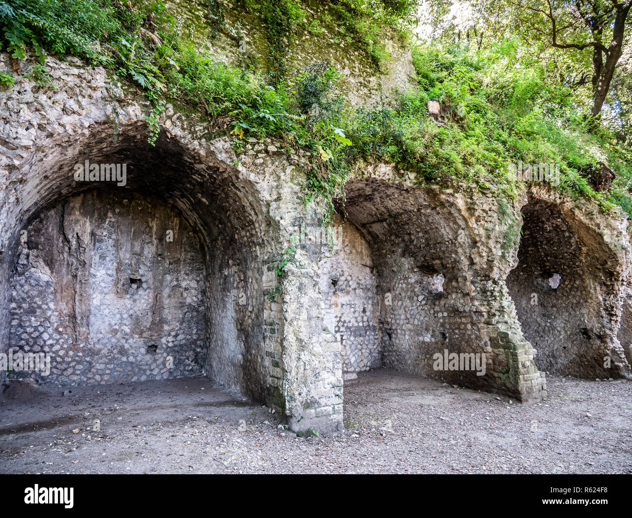 Italien, Latium, Tivoli, Villa Gregoriana Stockfoto