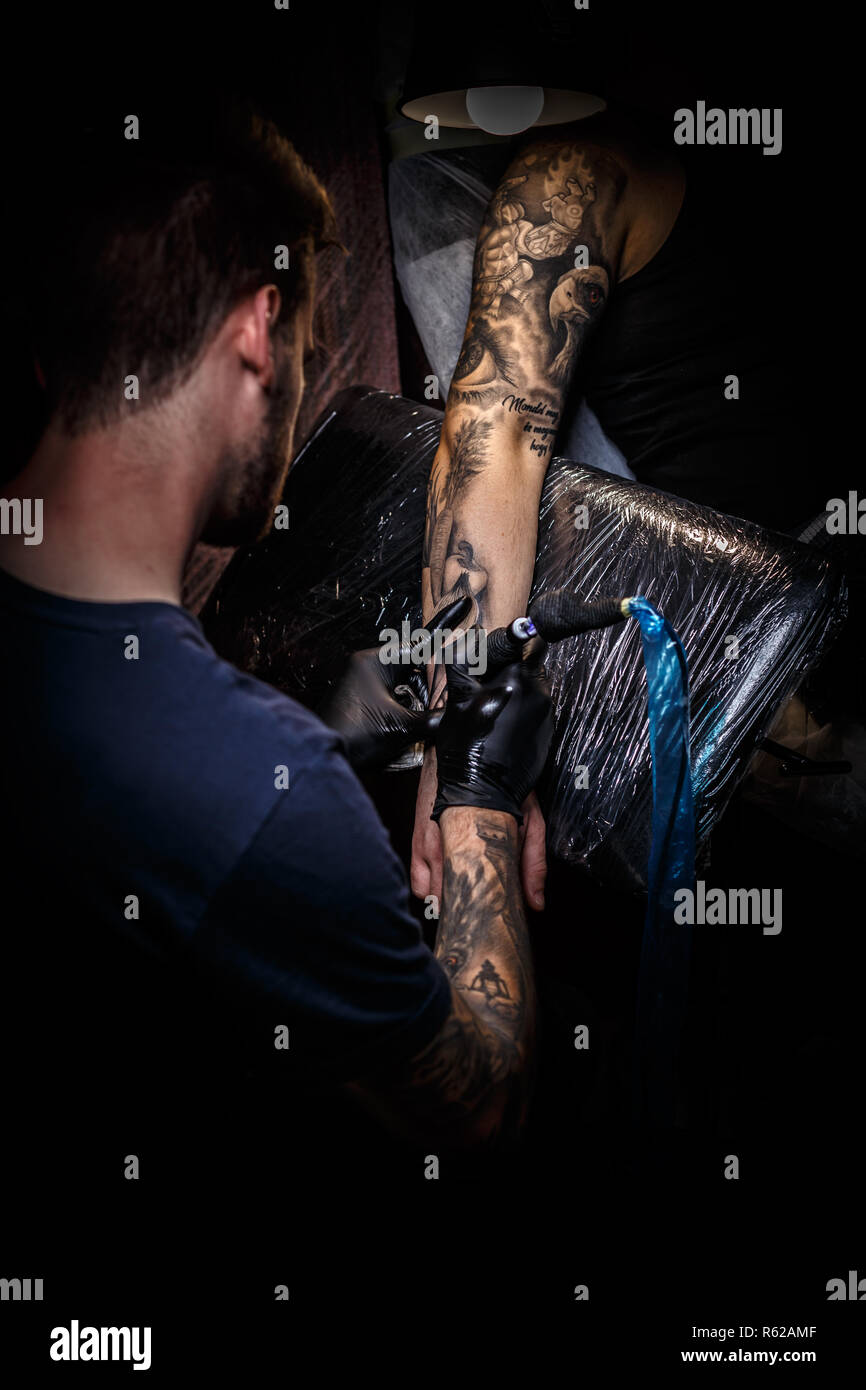 Master tattoo Stockfoto