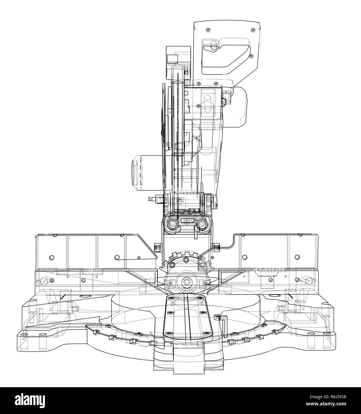 Mitra Sägeblatt Konzept Stockfoto