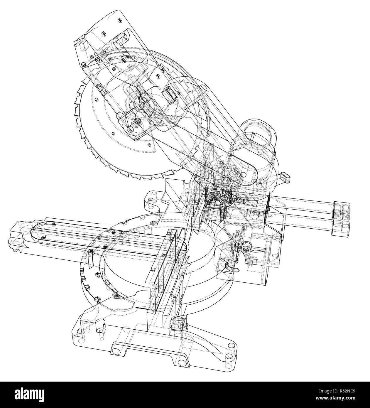 Mitra Sägeblatt Konzept Stockfoto