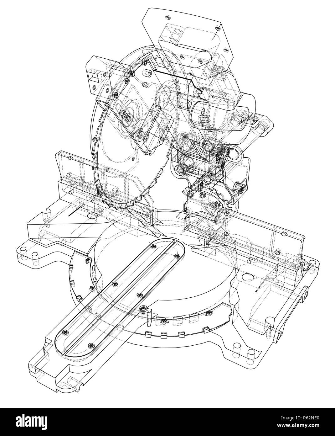 Mitra Sägeblatt Konzept Stockfoto