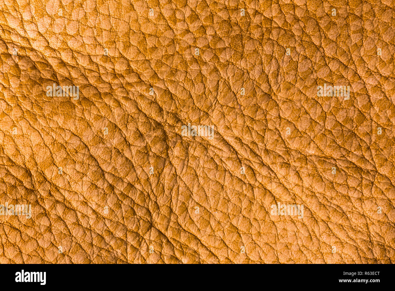 Hellbraun Leder für Konzept und Idee Stil von feinem Leder Handwerk, Kunsthandwerk, handgefertigte Leder handgefertigt, leder Arbeiter. Hintergrund Textur- und Tapeten. Stockfoto
