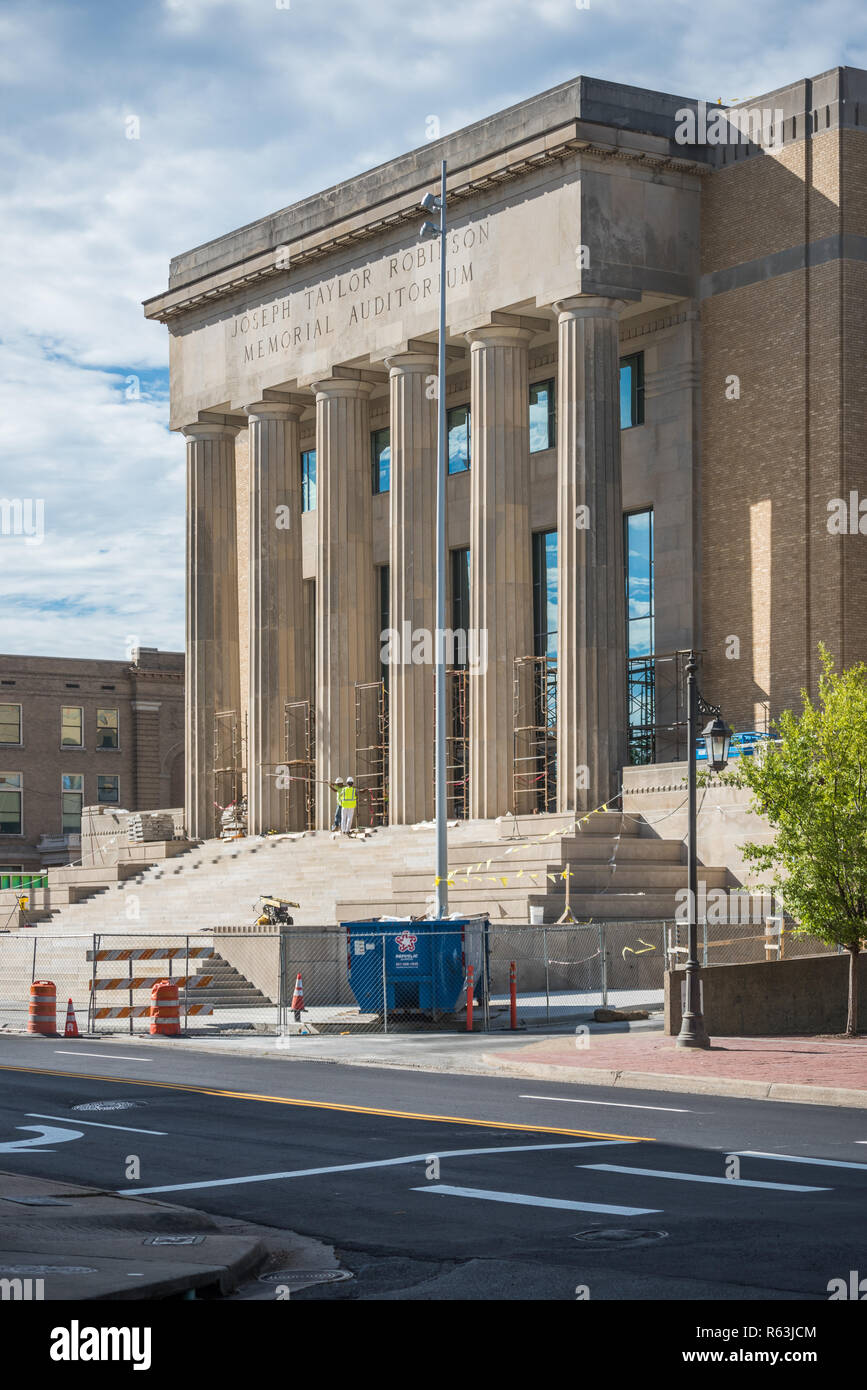 Kommerzielle Gebäude in der Innenstadt von Little Rock Stockfoto