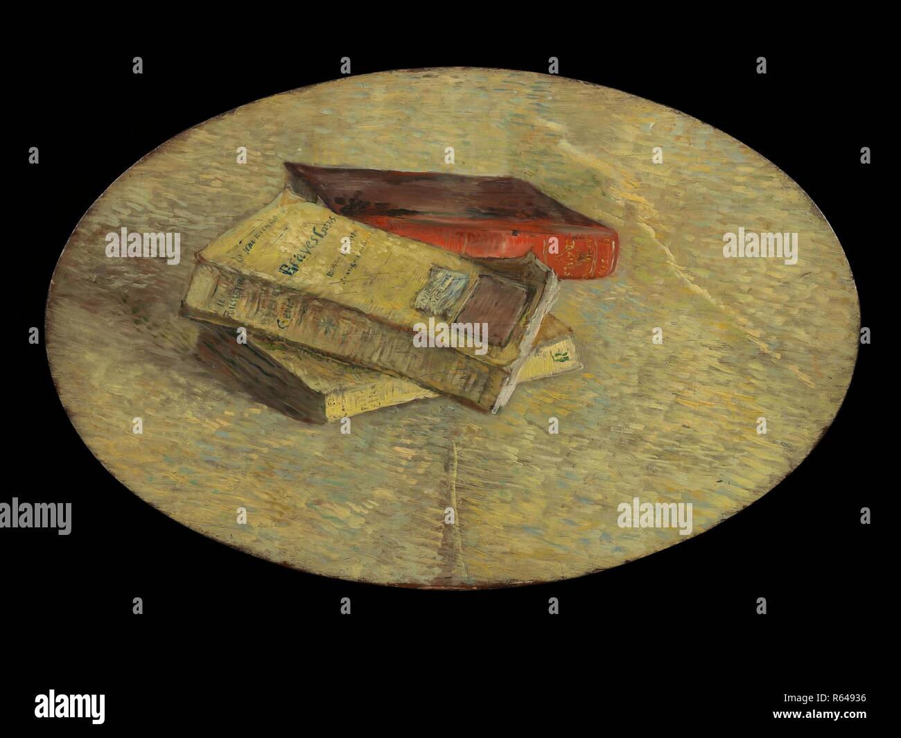Drei Romane. Datum: Januar-Februar 1887, Paris. Abmessungen: 31,1 cm x 48,5 cm, 46 cm x 62,5 cm. Museum: Van Gogh Museum, Amsterdam. Autor: Van Gogh, Vincent. VINCENT VAN GOGH. Stockfoto