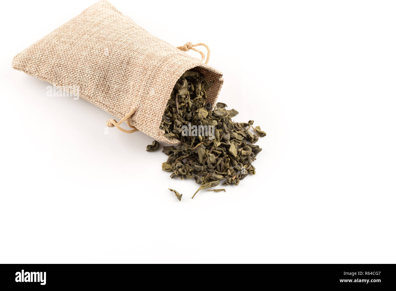 Gunpowder Grüner Tee Stockfoto