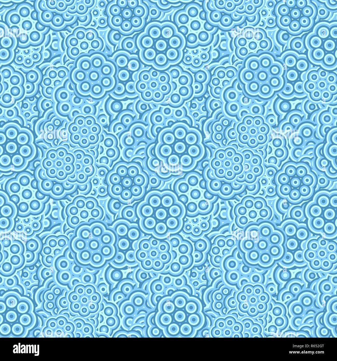 Nahtlose geometrische stilisierte florale Muster Hintergrund-vektor design Stock Vektor