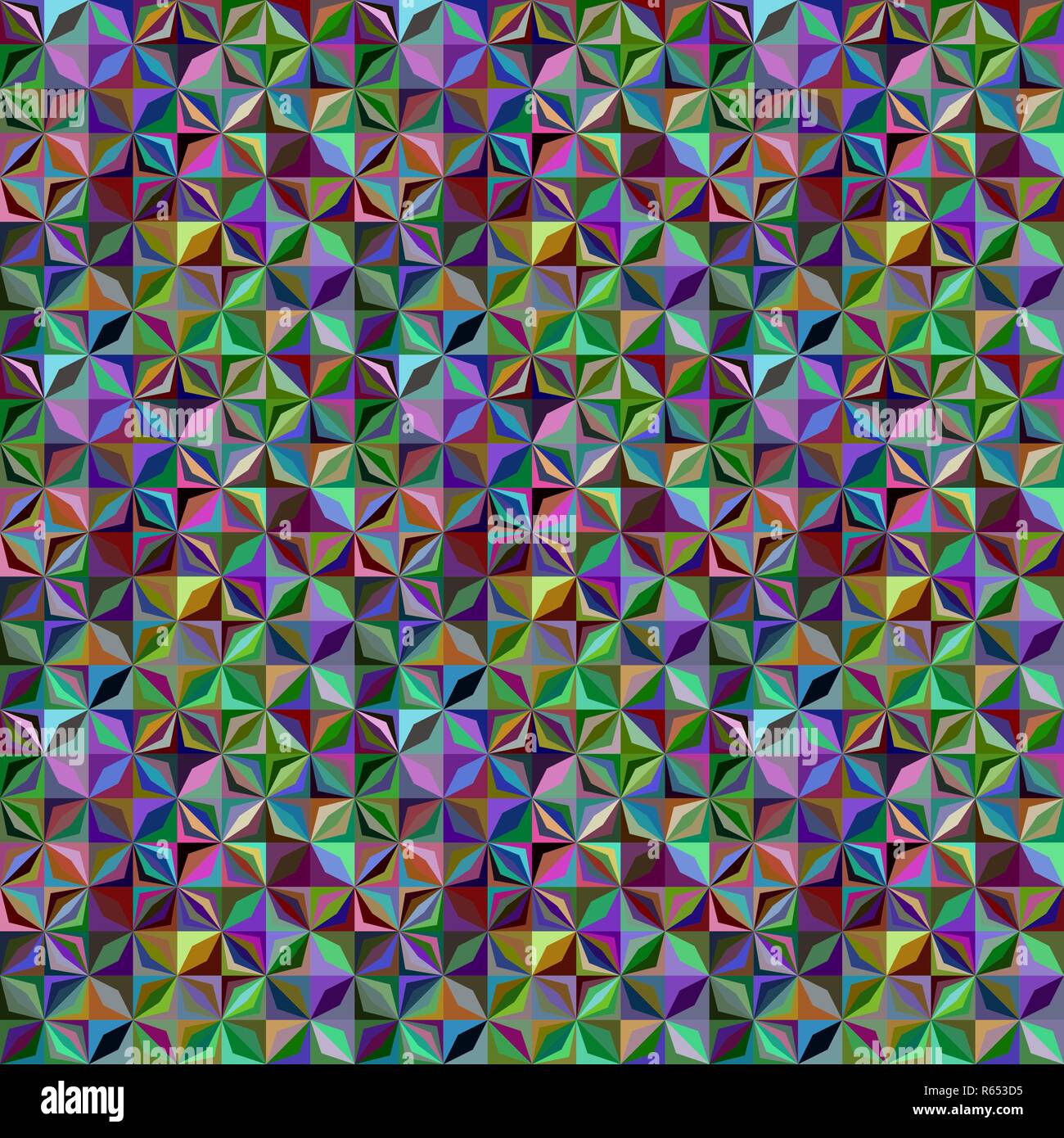 Farbenfrohe abstrakte Nahtloser Gestreifter Form Muster - Vector hintergrund abbildung Stock Vektor