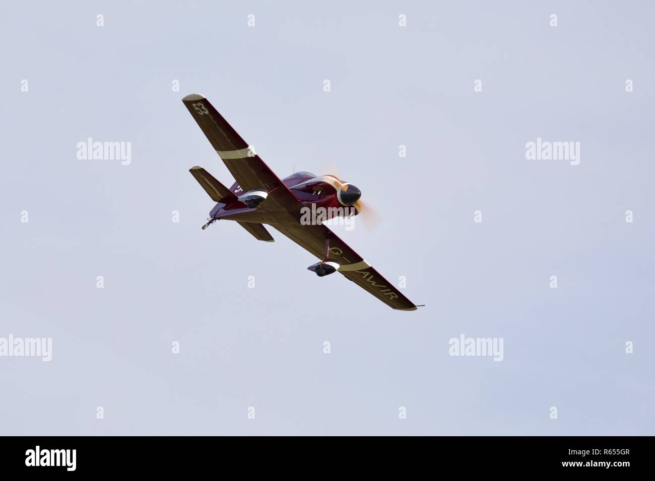 Midget Mustang M-1, G-AWIR Stockfoto