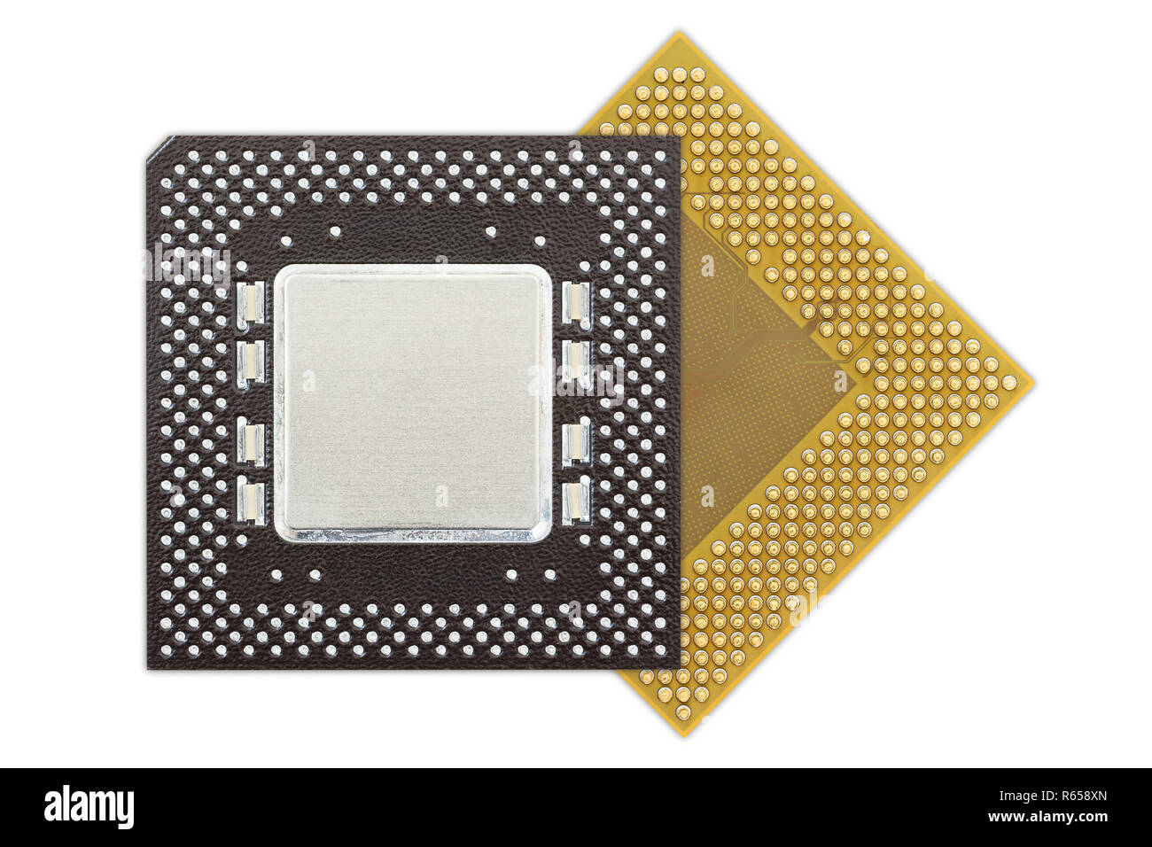 Central Processing Unit oder Computer Chip Stockfoto