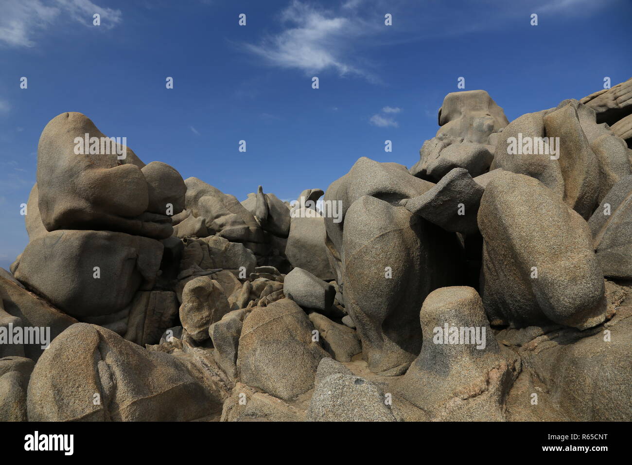 Sardinien - Italien - Capo Testa Stockfoto